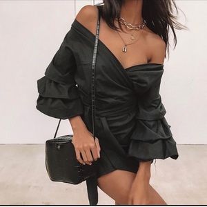 Verge girl wrap dress